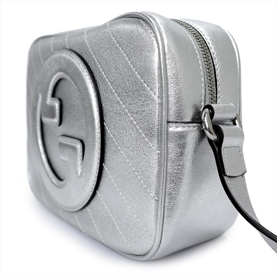 GUCCI シルバー ハンドバッグ GUCCI（グッチ） （未使用 展示品）GUCCI 742360 ブロンディ スモール