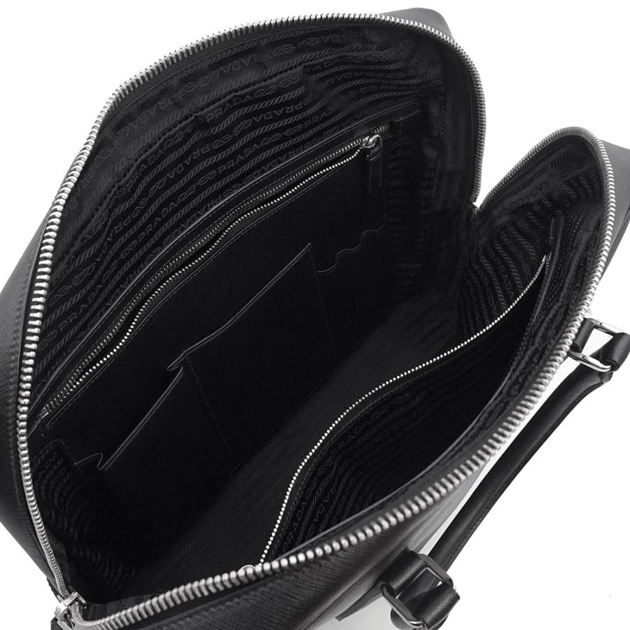 プラダ VS0305 サフィアーノレザー ハンドバッグ ビジネスバッグ メンズ PRADA（プラダ） （未使用 展示品）PRADA VS0305 トライアングル 三角