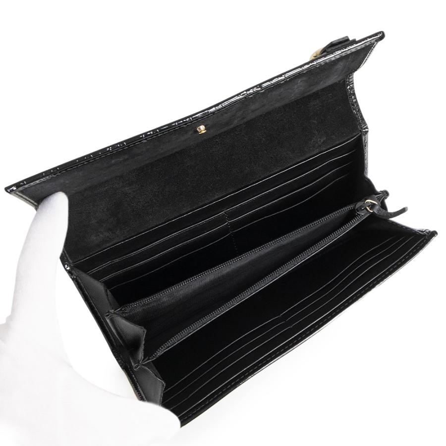GUCCI グッチ マイクログッチシマ パテント 長財布 309760 美品 GUCCI（グッチ） （美品）GUCCI 309760 マイクログッチシマ パテント