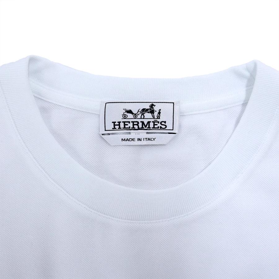 HERMES（エルメス） （未使用保管品）HERMES H刺繍 Tシャツ コットン