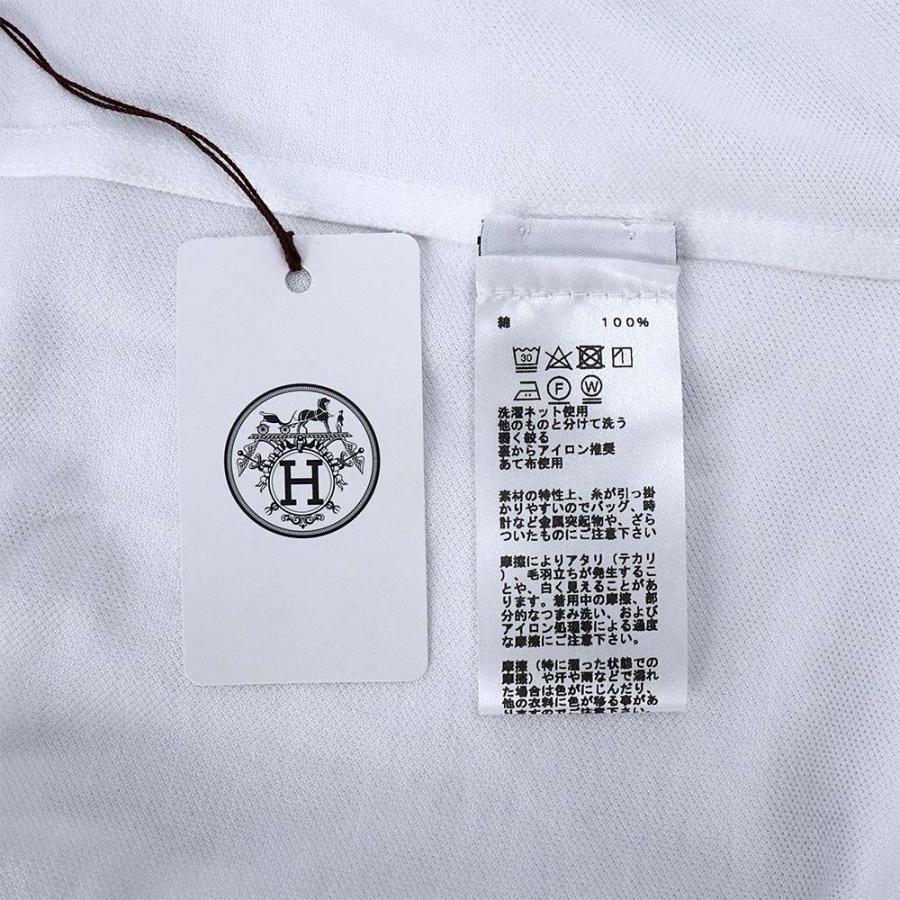 HERMES（エルメス） （未使用保管品）HERMES H刺繍 Tシャツ コットン