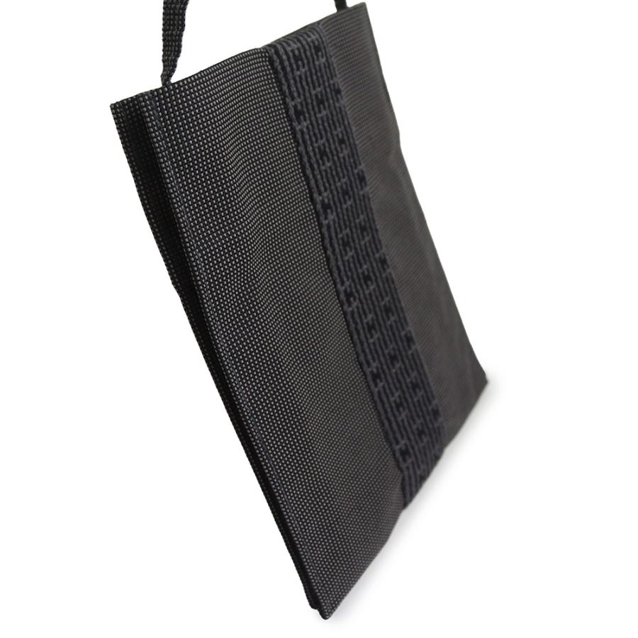 【5ab1453】エルメス ショルダーバッグ エールラインポシェット キャンバス グレー【中古】レディース HERMES（エルメス） ショルダーバッグ エールライン ポシェット