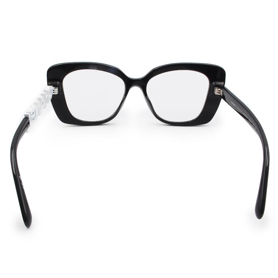 （美品）CHANEL シャネル 5422-B-A A71353 スクエア シェイプ ココマーク ロゴ ラインストーン アセテート ブラック ホワイト メガネ サングラス アイウェアの画像