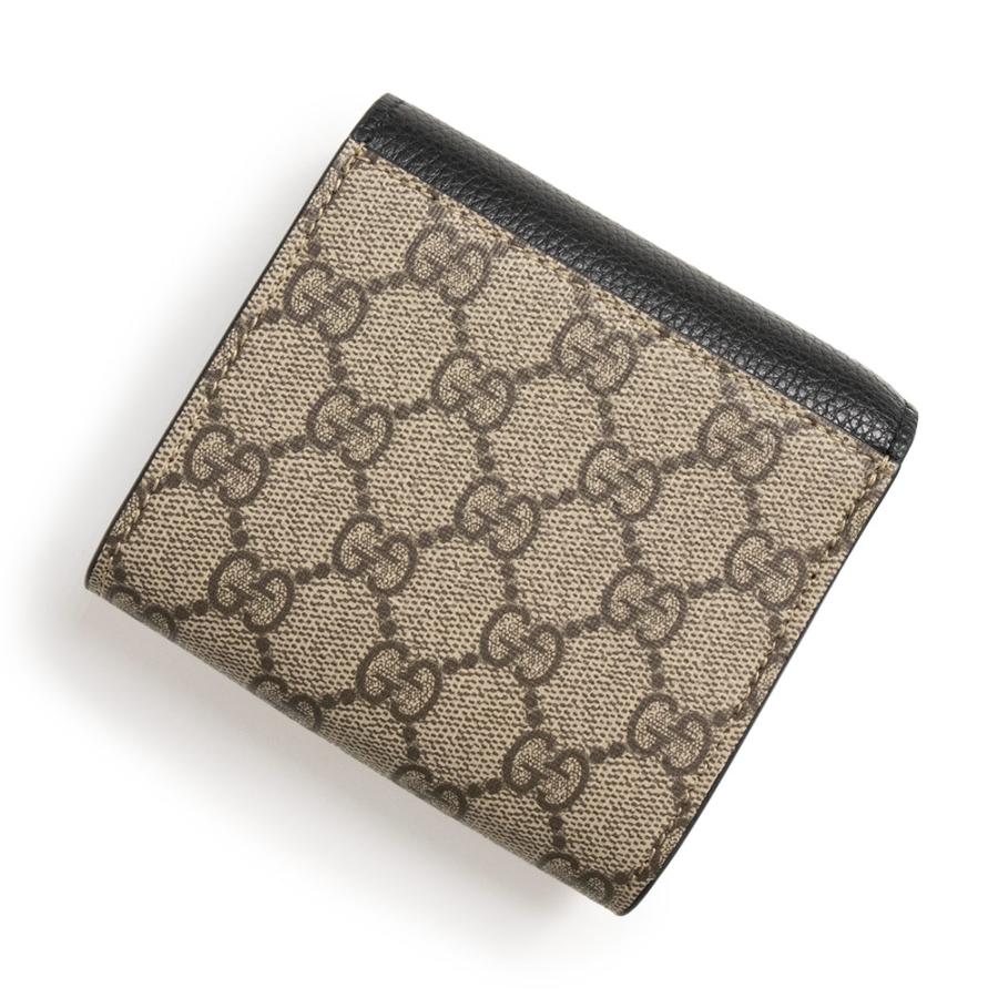 二つ折り財布　GGマーモント　スプリーム コンパクトウォレット　598587 GUCCI（グッチ） 財布 二つ折り レディース GGマーモント スプリーム
