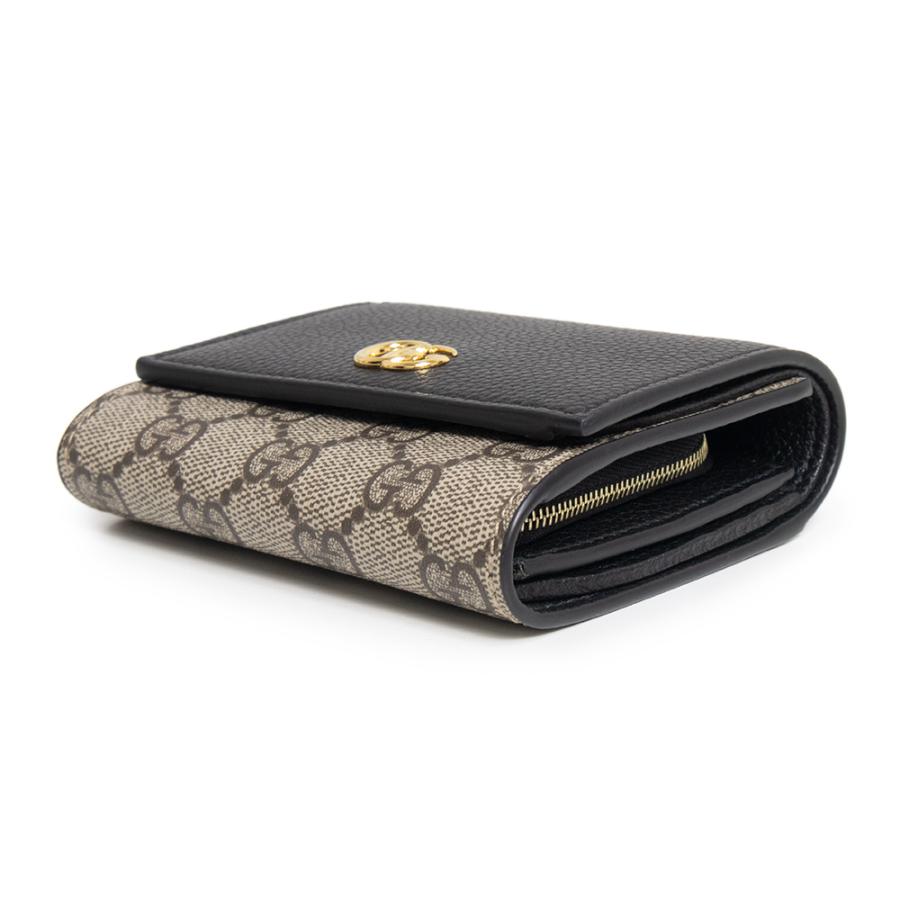 二つ折り財布　GGマーモント　スプリーム コンパクトウォレット　598587 GUCCI（グッチ） （新品・未使用品）GUCCI 598587 GGマーモント ダブル