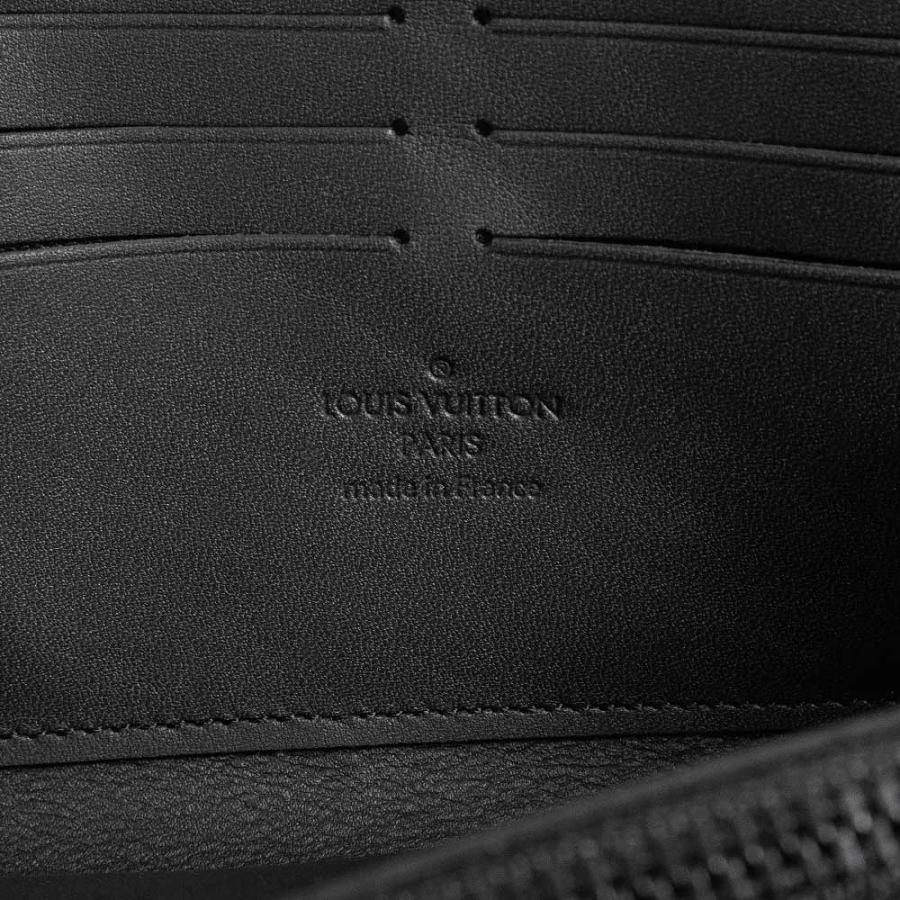 （新品・未使用品）LOUIS VUITTON ルイ ヴィトン M80334 ジッピー ウォレット ホリゾンタル ラウンドファスナー LV アエログラム ブラック 長財布 レザー 箱付の画像