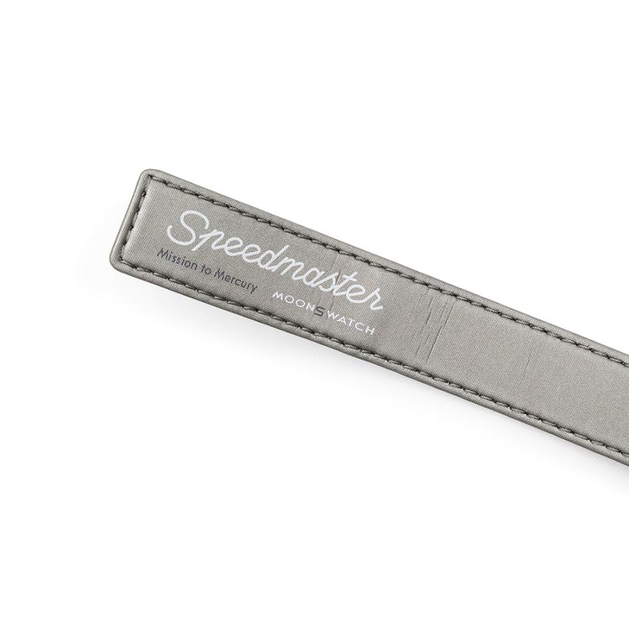 （未使用　展示品）OMEGA オメガ Swatch スウォッチ SO33A100 ミッション トゥ マーキュリー スピードマスター ムーンスウォッチ グレー ブラック 腕時計 箱付の画像