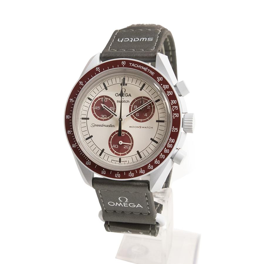 オメガ SO33M101 オメガ ×スウォッチ コラボ ミッション OMEGA（オメガ） （美品）OMEGA SO33M101 スウォッチ Swatch