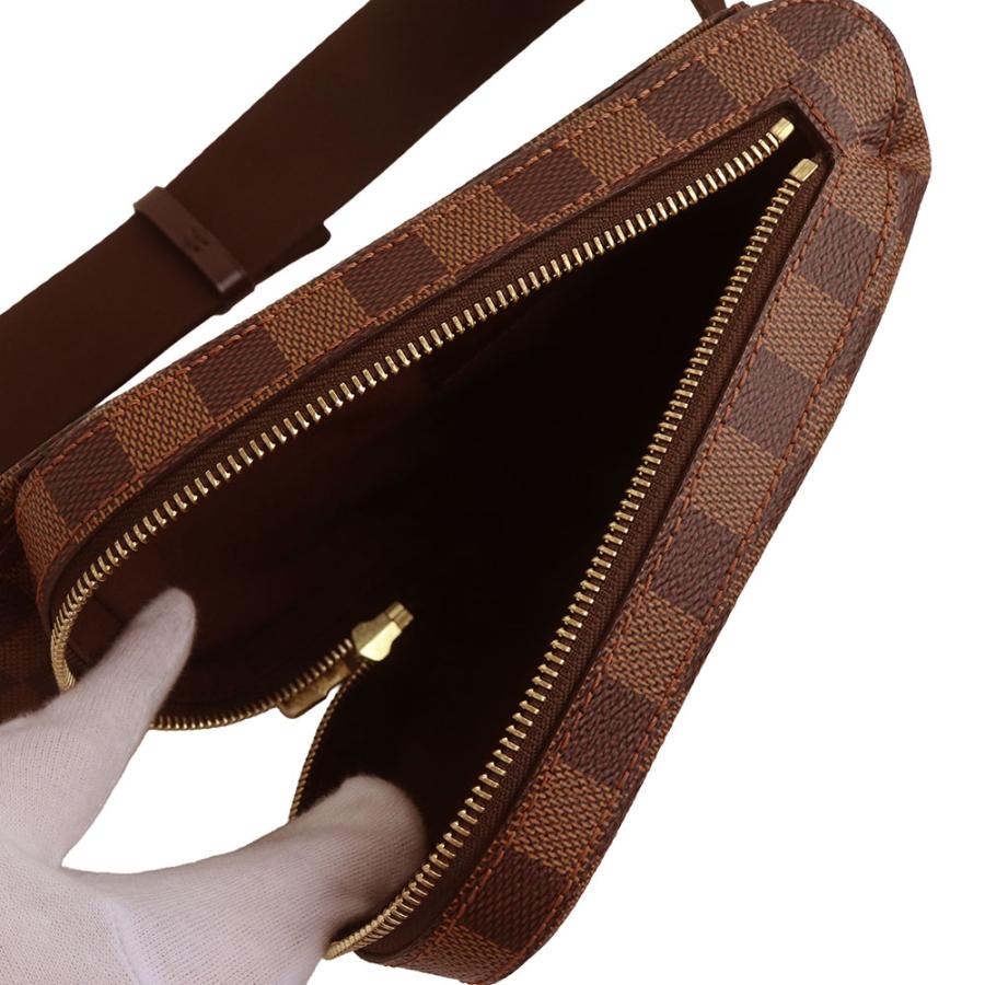 ルイ ヴィトン N51994 ジェロニモス ダミエ ブラウン ボディバッグ 斜め掛け ゴールド金具 新型 LOUIS VUITTON（未使用　展示品） LOUIS VUITTON（ルイ・ヴィトン） （未使用 展示品）LOUIS VUITTON