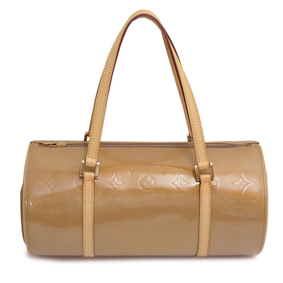 ルイヴィトン　23.5-24センチ程度　袋付き　ベージュ　エナメル　ミュール LOUIS VUITTON（ルイ・ヴィトン） （中古）LOUIS VUITTON ルイ