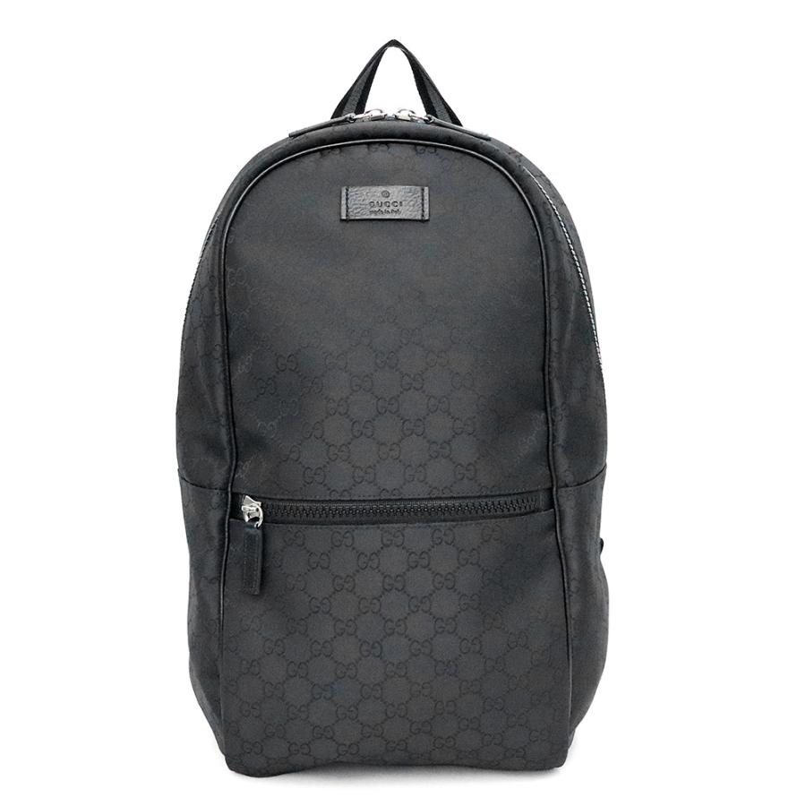グッチ リュック バックパック GGナイロン ブラック シルバー金具 GUCCI GUCCI（グッチ） （未使用 展示品）GUCCI 449181 バックパック GG