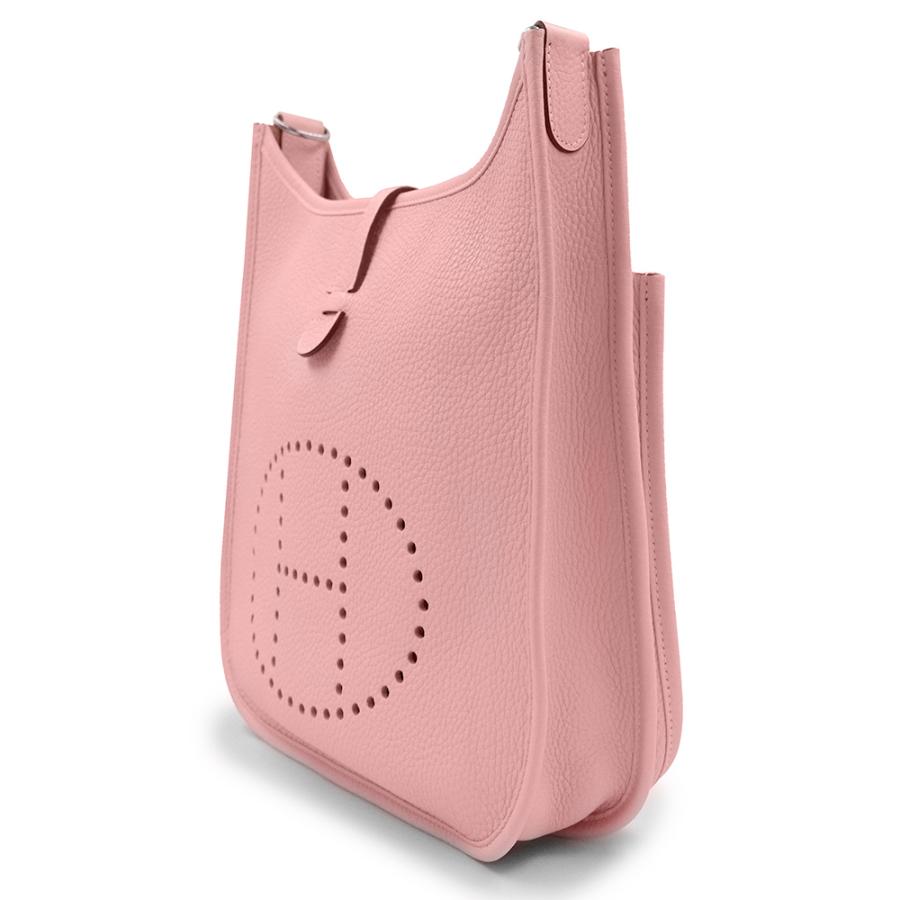 HERMES エルメス エブリン オーバル ケース ピンク □O刻印 HERMES（エルメス） （未使用 展示品）HERMES エブリン エヴリン 3