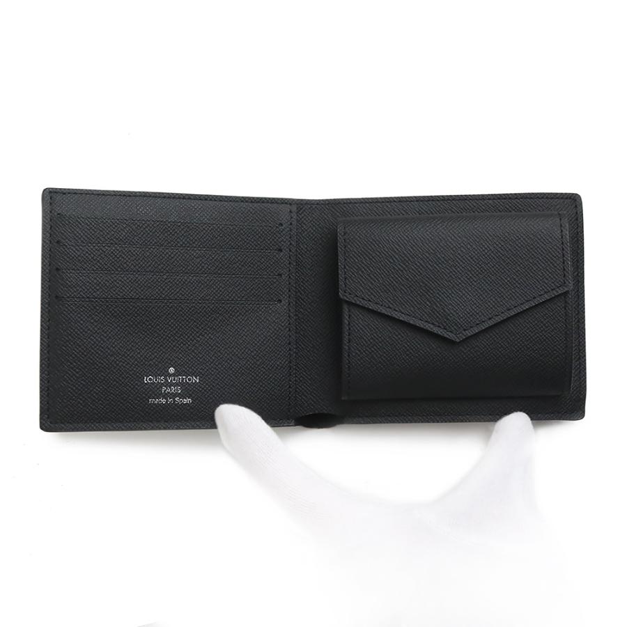 ルイヴィトン ダミエグラフィット ポルトフォイユ マルコ 二つ折り財布 財布 黒 LOUIS VUITTON】ルイヴィトン『ダミエ グラフィット ポルトフォイユ