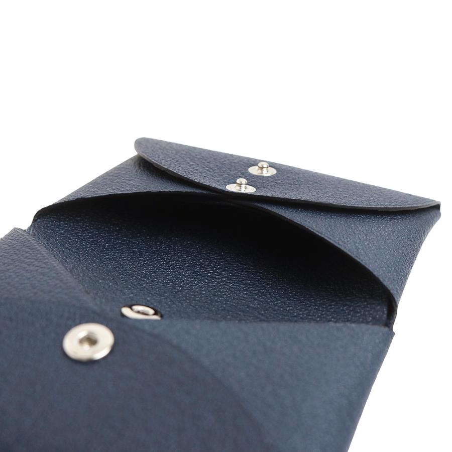 （新品・未使用品）HERMES エルメス カルヴィ デュオ コンパクト シェーブルミゾール Blue nuit ブルーニュイ ネイビー K刻印 コインケース シルバー金具 箱付の画像