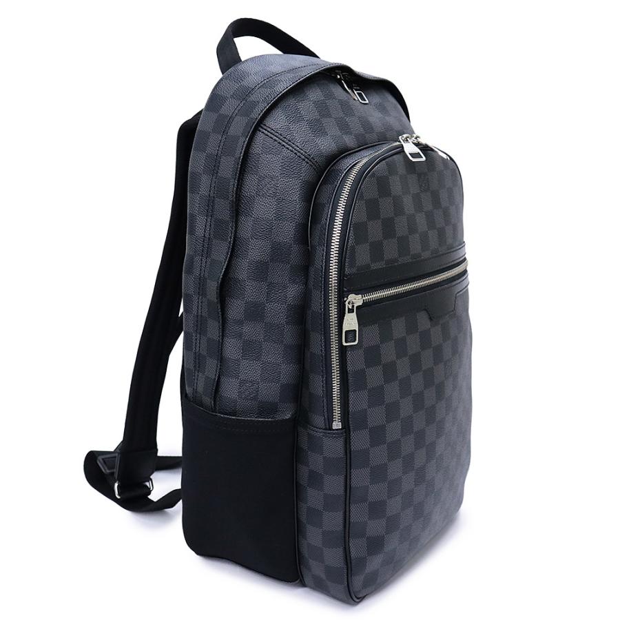 （未使用　展示品）LOUIS VUITTON ルイ ヴィトン N58024 ミカエル ダミエグラフィット ブラック リュック デイパック バックパック シルバー金具_4