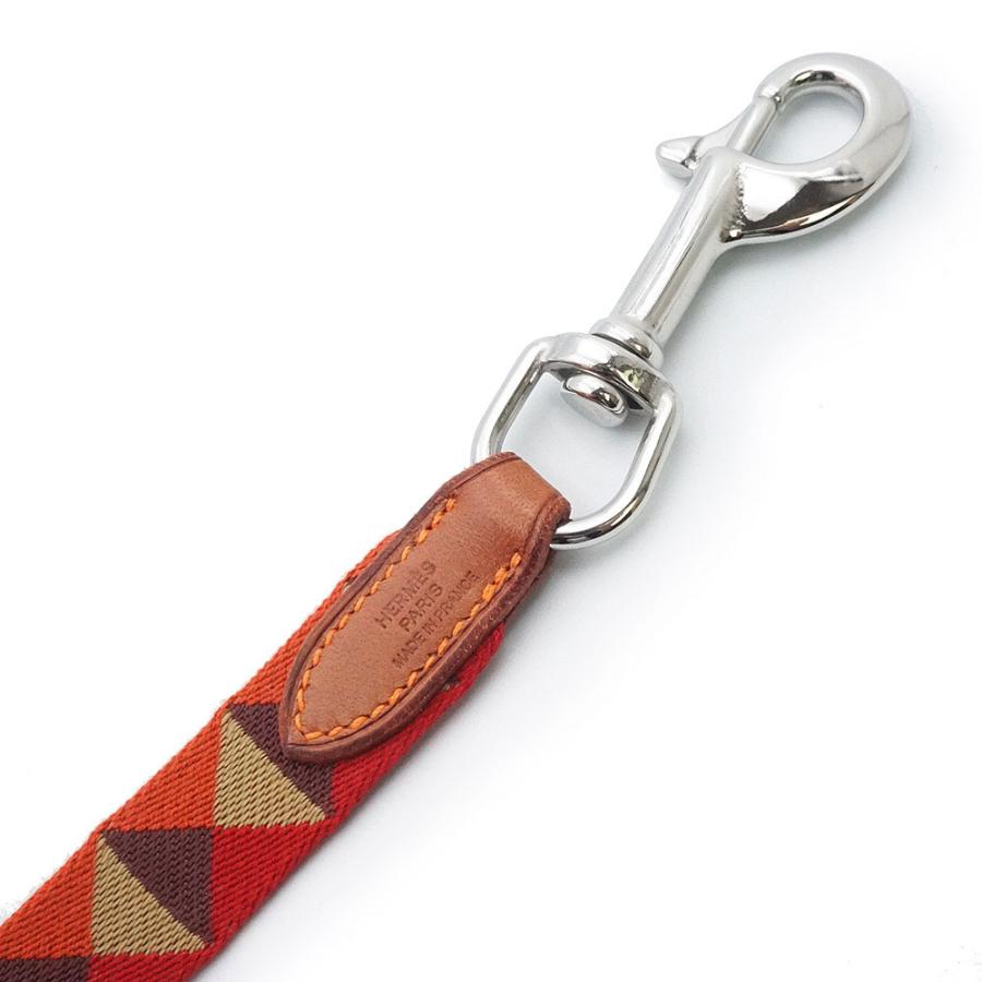 犬用品 HERMES ブラウン レザーリード