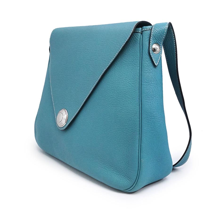 HERMES（エルメス） （中古）HERMES クリスティーヌ フィヨルド ブルー 