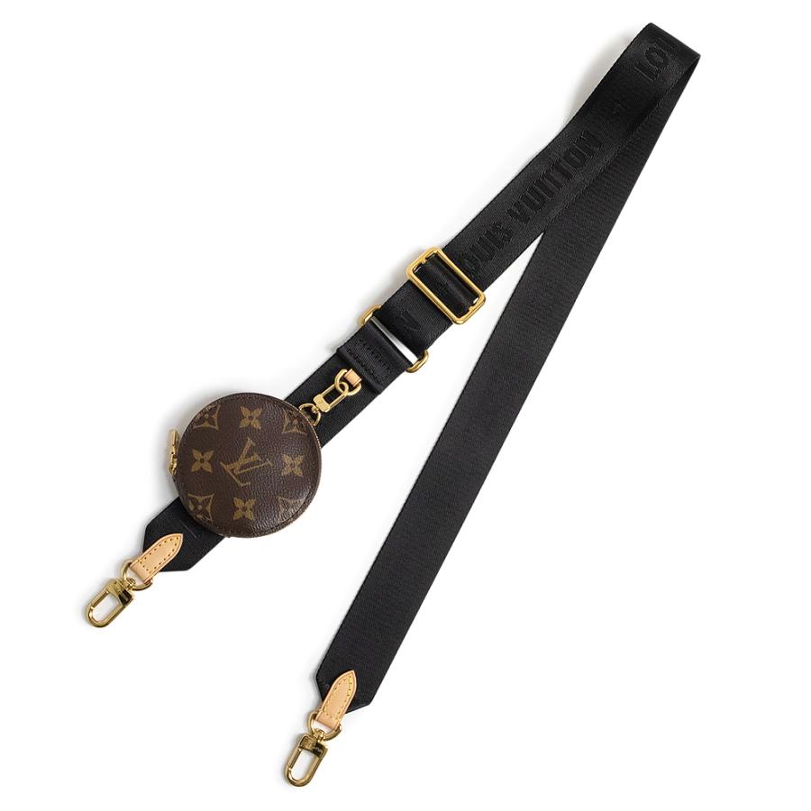 ルイヴィトン ショルダーストラップ ブラック　J02487 LOUIS VUITTON（ルイ・ヴィトン） （美品）LOUIS VUITTON ルイ