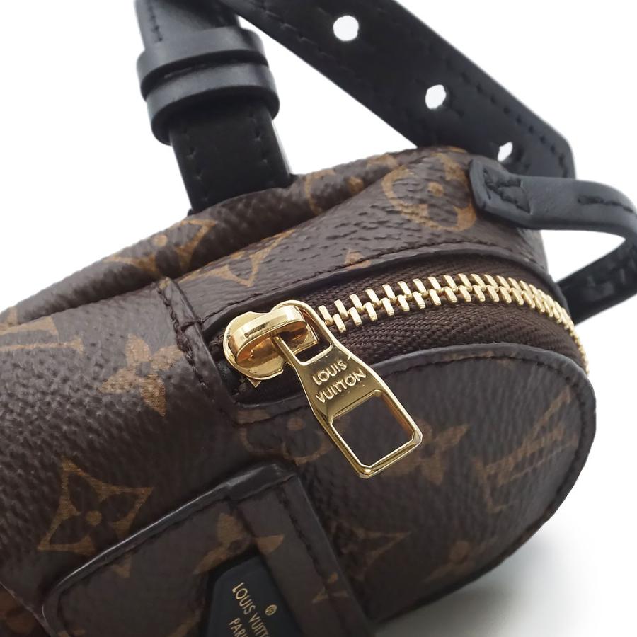 （未使用　展示品）LOUIS VUITTON ルイ ヴィトン M6563A ブラスレ パーティー パームスプリング モノグラム カーフスキン ブラウン ブラック ブレスレットの画像