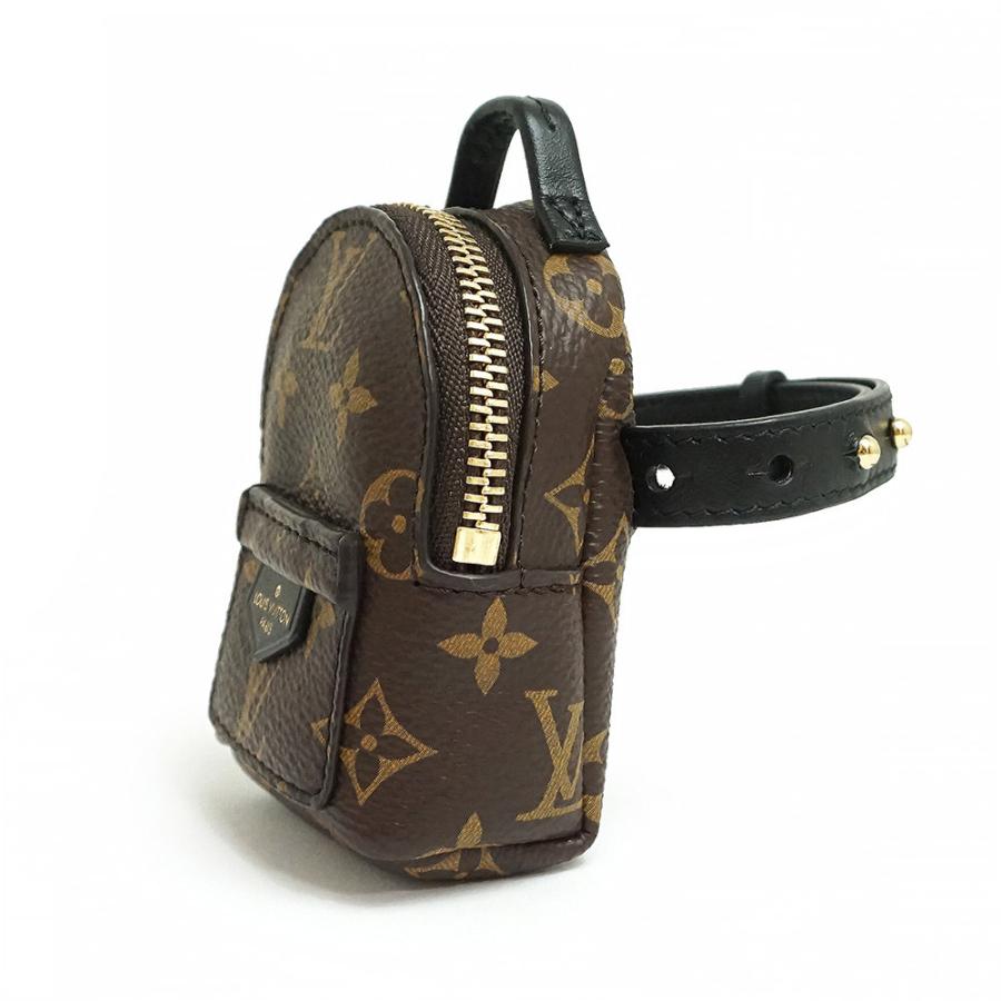 （未使用　展示品）LOUIS VUITTON ルイ ヴィトン M6563A ブラスレ パーティー パームスプリング モノグラム カーフスキン ブラウン ブラック ブレスレットの画像
