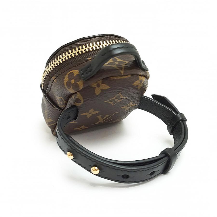 （未使用　展示品）LOUIS VUITTON ルイ ヴィトン M6563A ブラスレ パーティー パームスプリング モノグラム カーフスキン ブラウン ブラック ブレスレットの画像