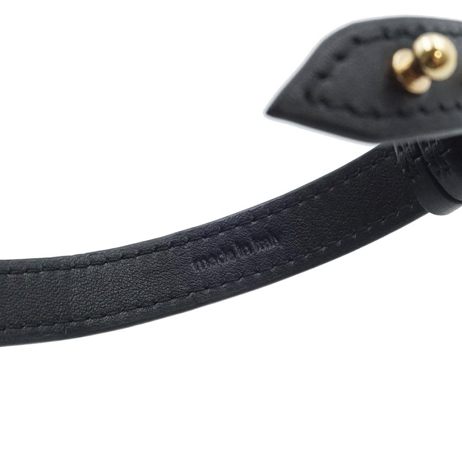 （未使用　展示品）LOUIS VUITTON ルイ ヴィトン M6563A ブラスレ パーティー パームスプリング モノグラム カーフスキン ブラウン ブラック ブレスレットの画像