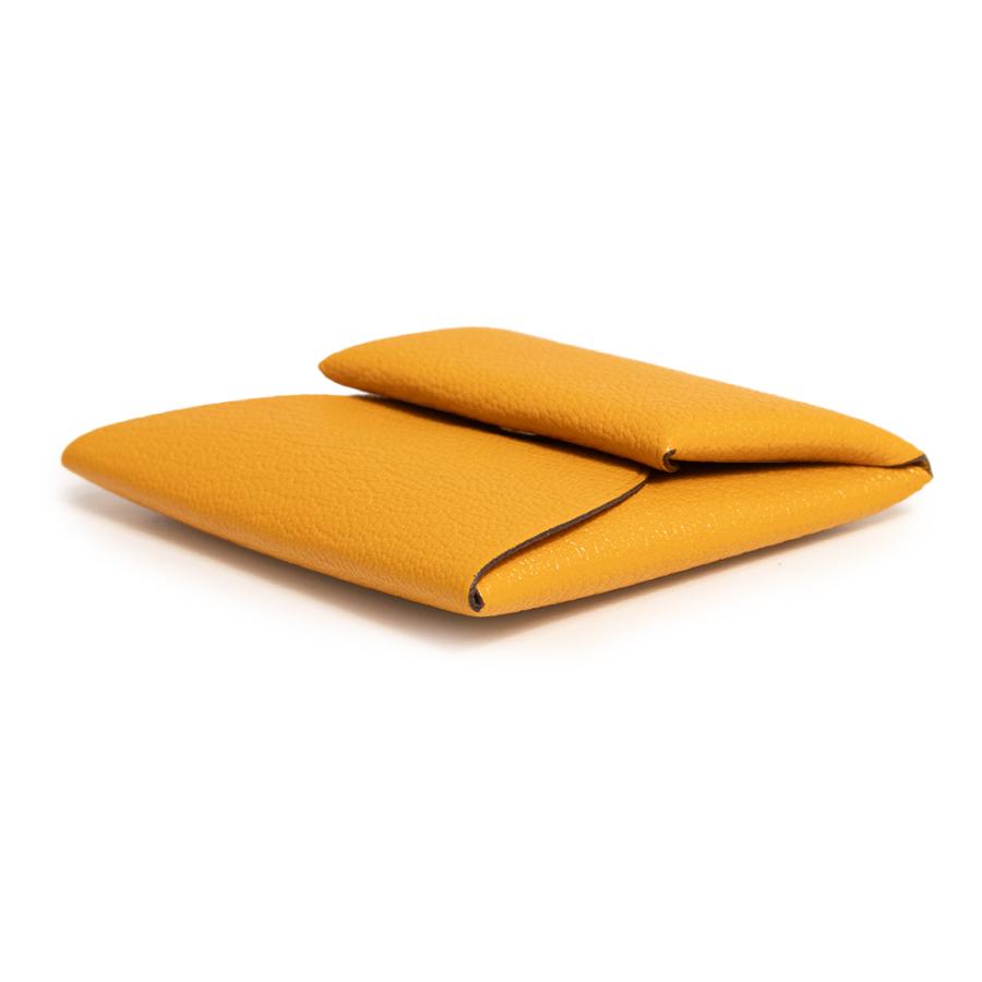 【ほぼ未使用エルメス】イエロー レザー ケース HERMES（エルメス） （新品・未使用品）HERMES バスティア GM
