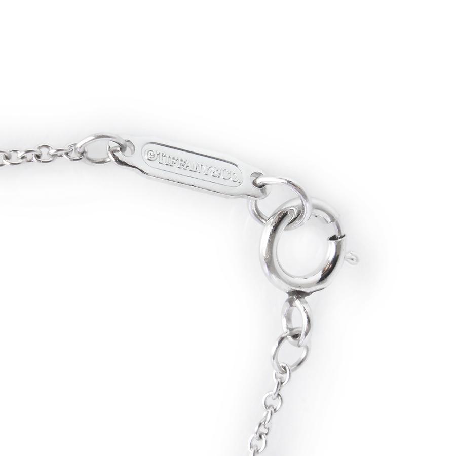 （美品）TIFFANY&Co. ティファニー レター イニシャル A アルファベット Pt950 プラチナ 19Pダイヤモンド シルバー ネックレス ペンダントの画像