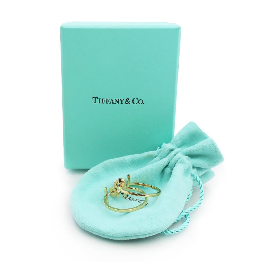TIFFANY&Co.（ティファニー） （美品）TIFFANY&Co. 60011241 T フープ