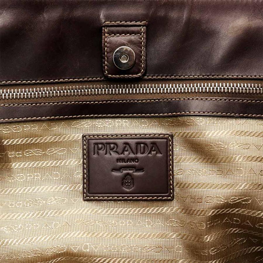 PRADA（プラダ） （中古）PRADA BR3417 ロゴ ジャガード 三角ロゴ