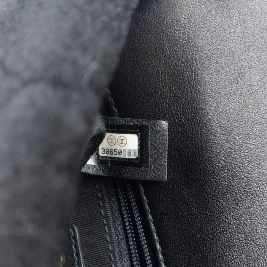 （未使用　展示品）CHANEL シャネル ココマーク マトラッセ チェーン ラムスキン シアリング ブラック ショルダーバッグ レザー アンティークゴールド金具_11