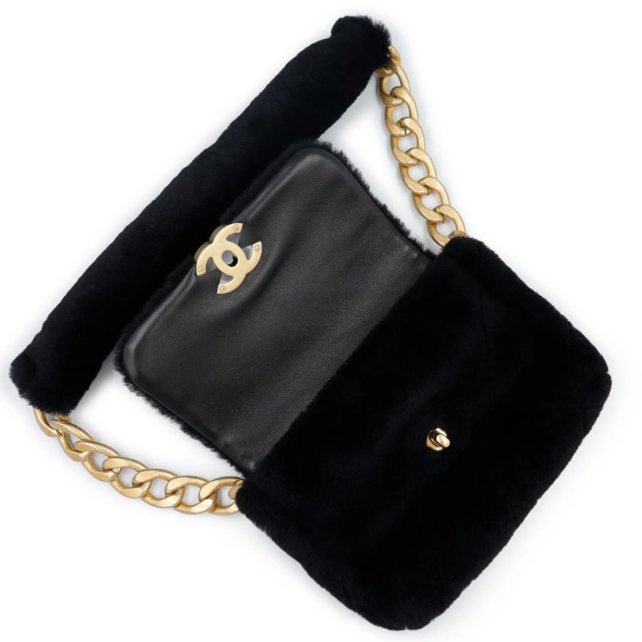 （未使用　展示品）CHANEL シャネル ココマーク マトラッセ チェーン ラムスキン シアリング ブラック ショルダーバッグ レザー アンティークゴールド金具_2