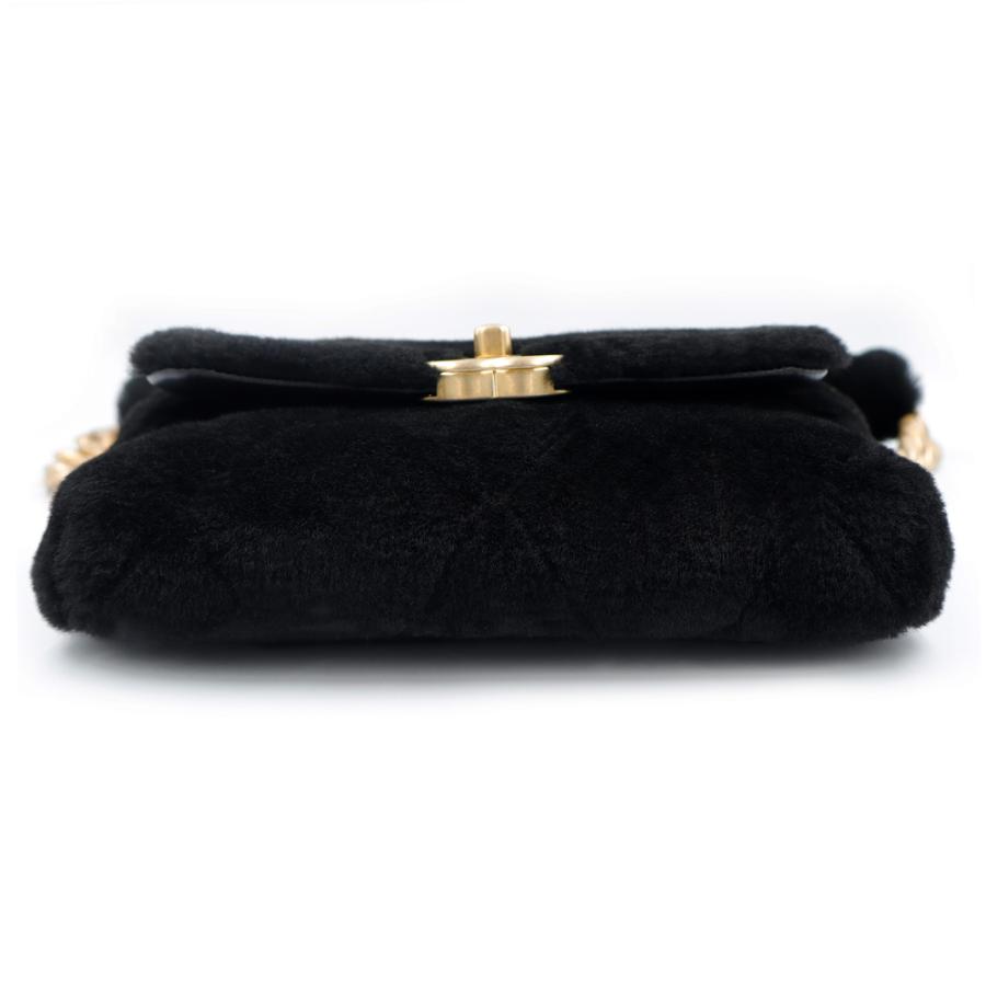 （未使用　展示品）CHANEL シャネル ココマーク マトラッセ チェーン ラムスキン シアリング ブラック ショルダーバッグ レザー アンティークゴールド金具_7