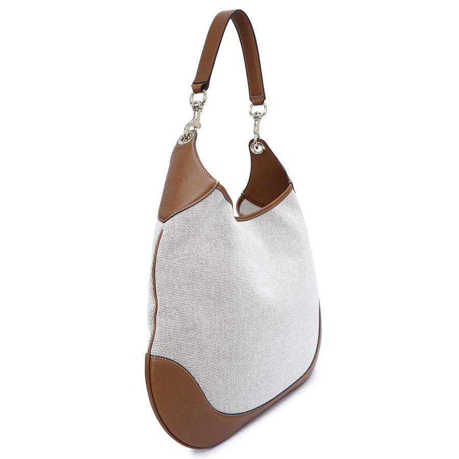 （未使用　展示品）GUCCI グッチ 815924 Gucci B ワンショルダーバッグ キャンバス レザー ベージュ ブラウン ショルダーバッグ 斜め掛け ゴールド金具_4