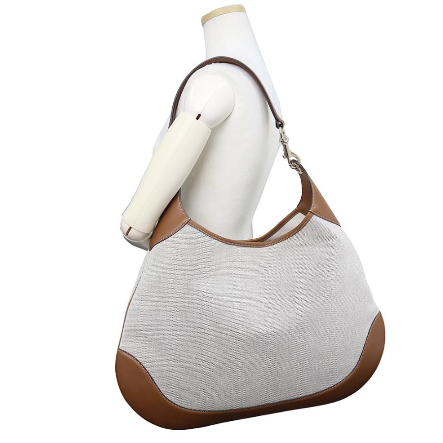 （未使用　展示品）GUCCI グッチ 815924 Gucci B ワンショルダーバッグ キャンバス レザー ベージュ ブラウン ショルダーバッグ 斜め掛け ゴールド金具_7