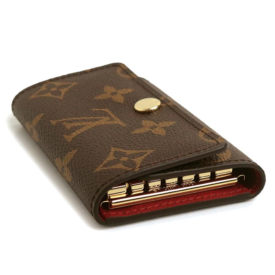 （新品・未使用品）LOUIS VUITTON ルイ ヴィトン M60701 ミュルティクレ 6 モノグラム ブラウン フューシャ キーケース ゴールド金具 箱付の画像