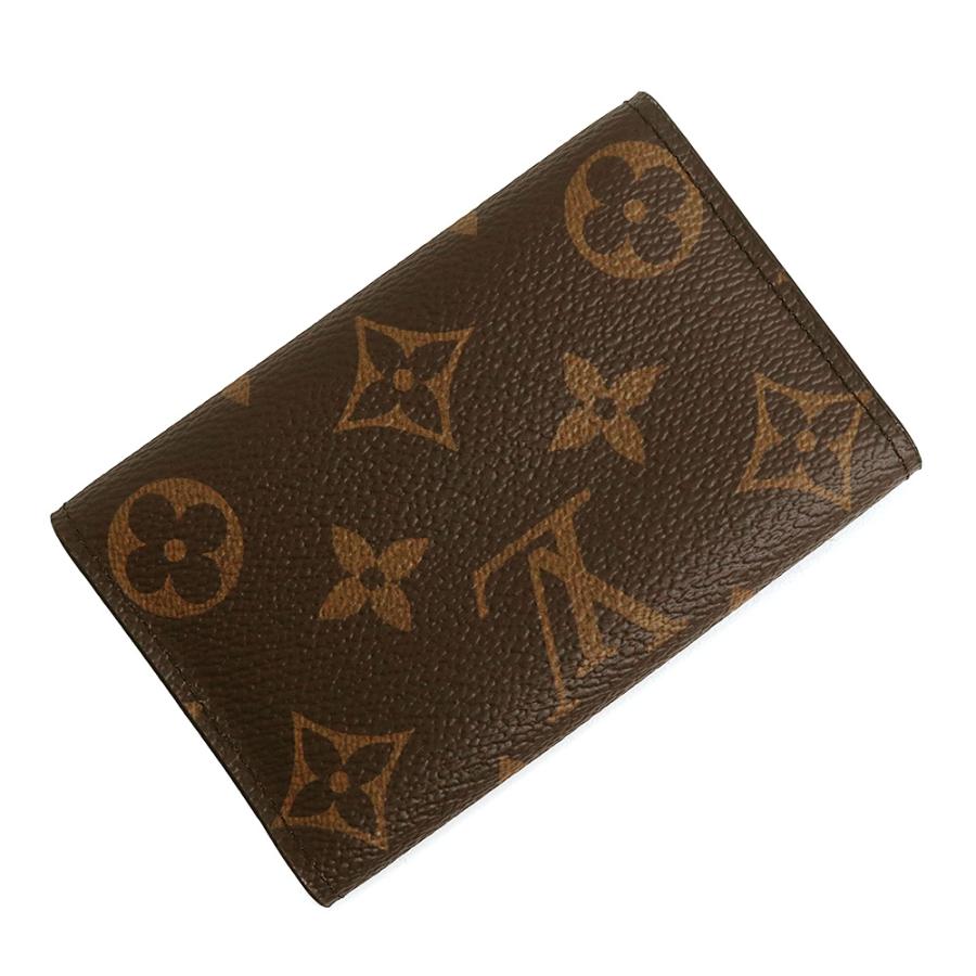 （新品・未使用品）LOUIS VUITTON ルイ ヴィトン M60701 ミュルティクレ 6 モノグラム ブラウン フューシャ キーケース ゴールド金具 箱付の画像