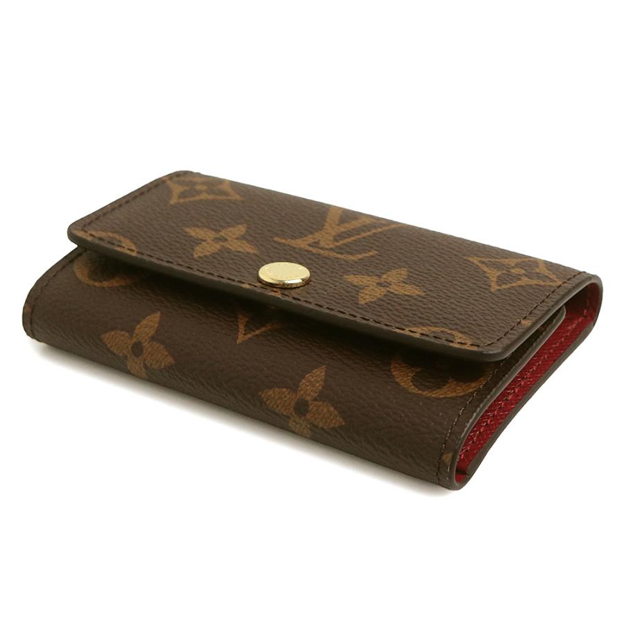 （新品・未使用品）LOUIS VUITTON ルイ ヴィトン M60701 ミュルティクレ 6 モノグラム ブラウン フューシャ キーケース ゴールド金具 箱付の画像