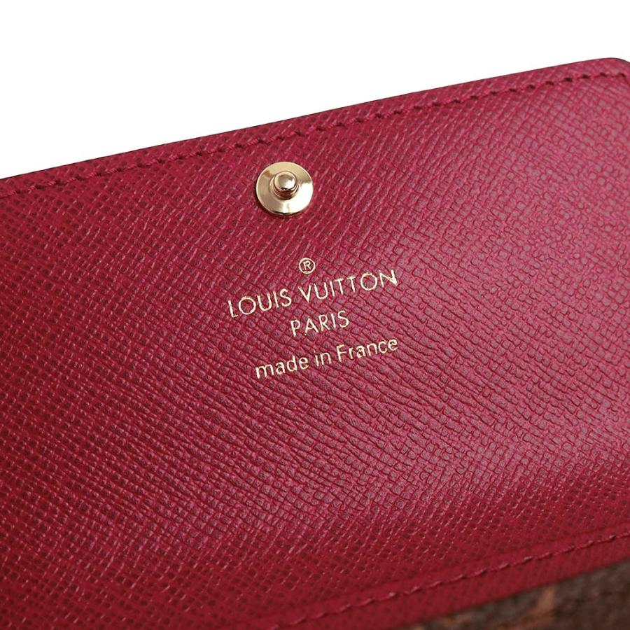 （新品・未使用品）LOUIS VUITTON ルイ ヴィトン M60701 ミュルティクレ 6 モノグラム ブラウン フューシャ キーケース ゴールド金具 箱付の画像