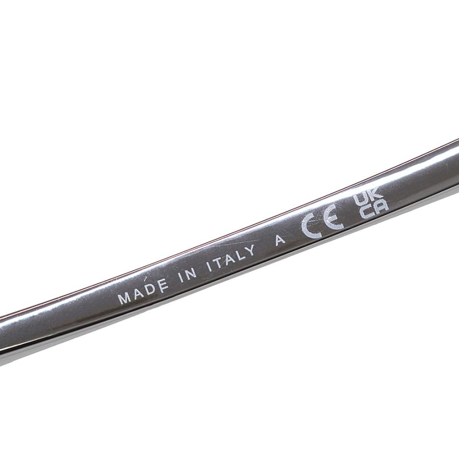 （美品）CHANEL シャネル A71695 パイロット シェイプ サングラス ココマーク メタル カーフスキン デニム グレー ブルー レザー メガネ 眼鏡 アイウェアの画像