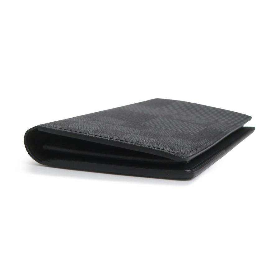 （新品・未使用品）LOUIS VUITTON ルイ ヴィトン N60436 ポルトフォイユ ブラザ NM ダミエグラフィット 3D ブラック 二つ折り長財布 シルバー金具 箱付の画像