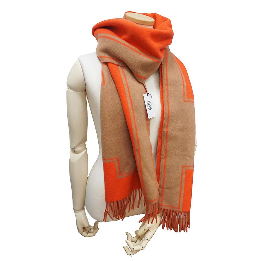 HERMES（エルメス） （未使用保管品）HERMES クレ ドゥ H カシミヤ 