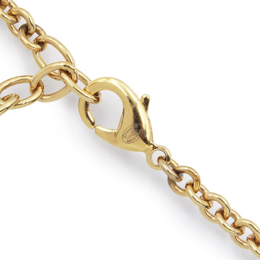 （新品・未使用品）CHANEL シャネル ABC482 ココマーク ドット チェーン ゴールド ピンク ネックレス チョーカーの画像