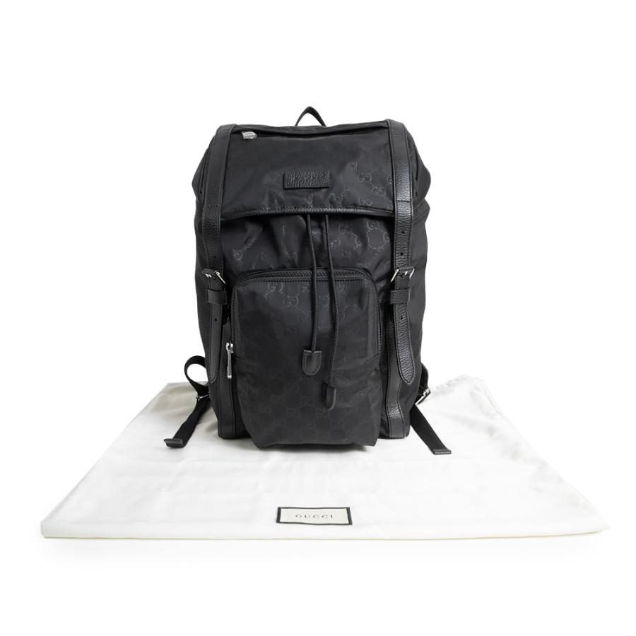 GUCCI ブラック ナイロン バックパック GUCCI（グッチ） （未使用 展示品）GUCCI 510336 バックパック GG