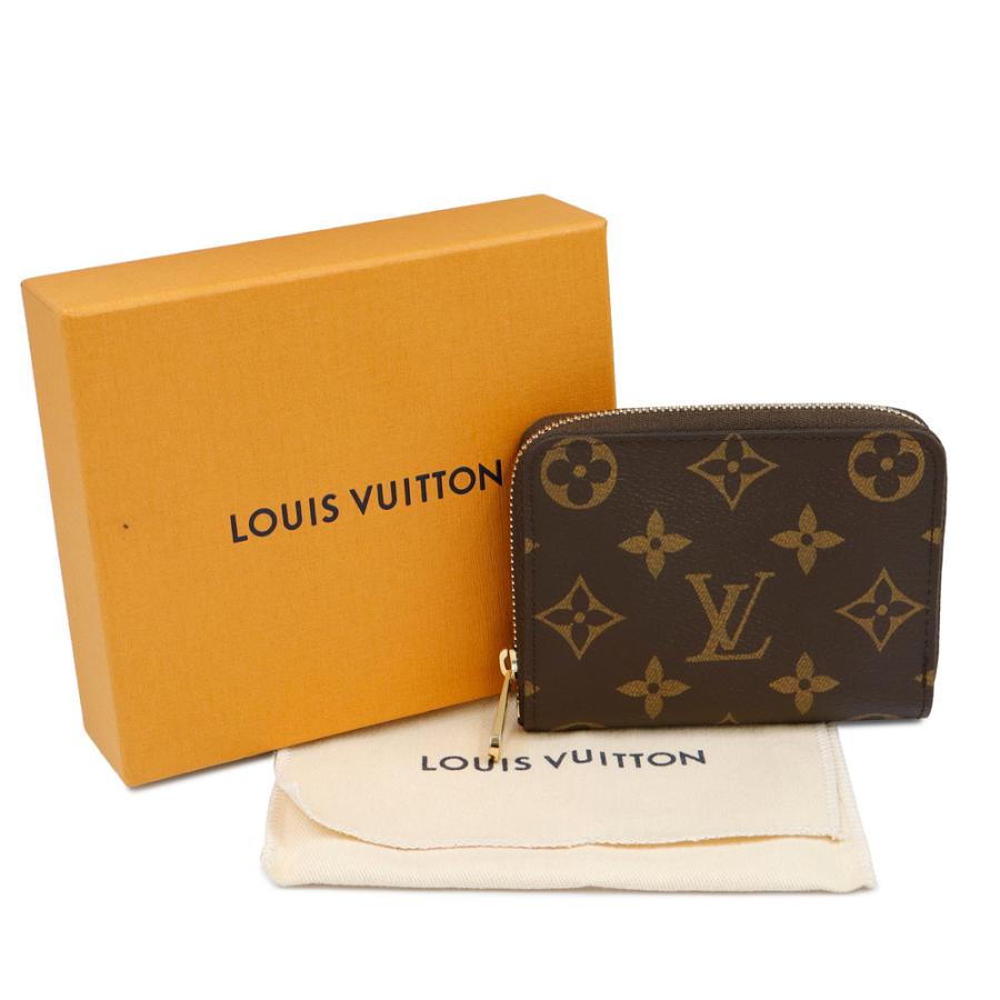（新品・未使用品）LOUIS VUITTON ルイ ヴィトン M60067 ジッピー コインパース モノグラム ブラウン コインケース 小銭入れ 財布 ゴールド金具の画像