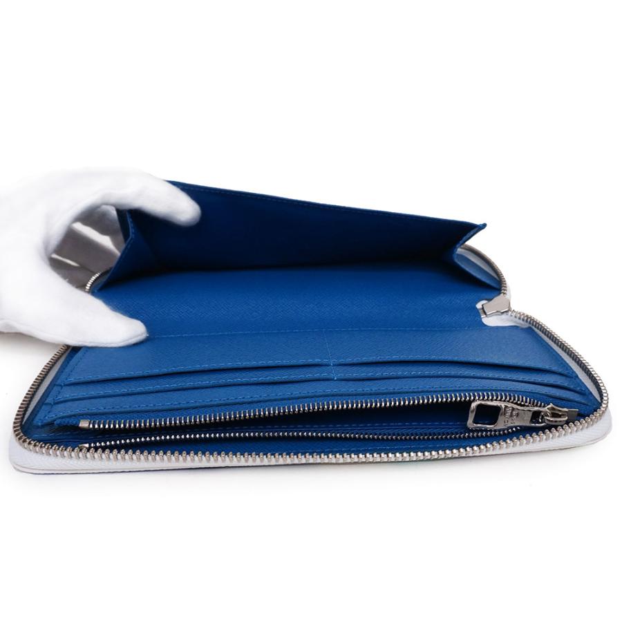 （新品・未使用品）LOUIS VUITTON ルイ ヴィトン M80499 ジッピーウォレット ヴェルティカル ウォーターカラー モノグラム ホワイト 長財布 シルバー金具 箱付の画像