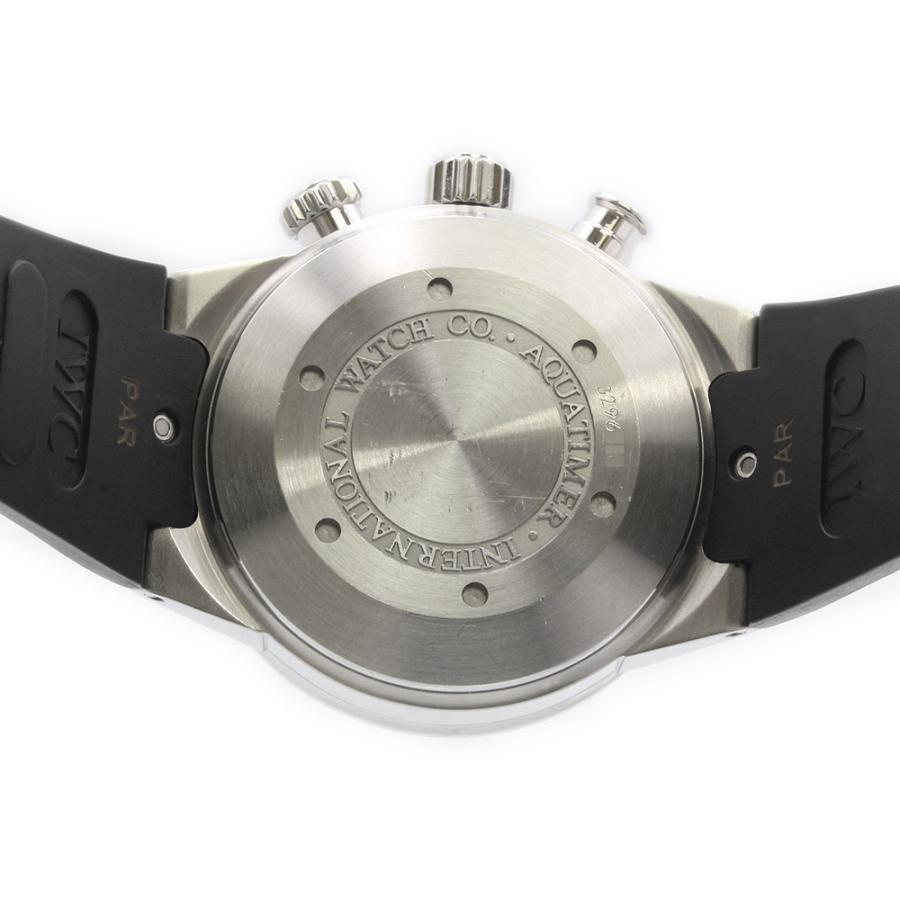（中古）IWC インターナショナルウォッチカンパニー IW371933 アクアタイマー クロノグラフ 自動巻き ステンレススチール ラバー ブラック シルバー 腕時計 | IWC SCHAFFHAUSEN | 02