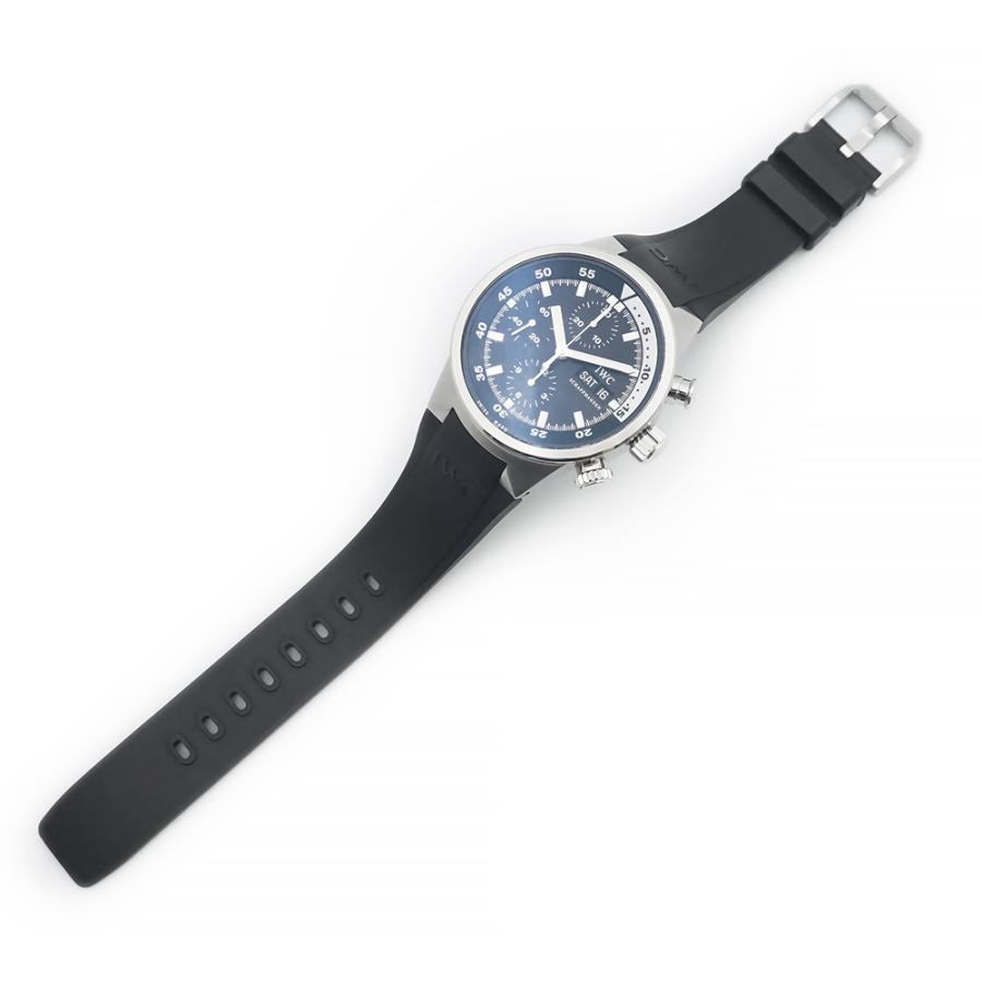 （中古）IWC インターナショナルウォッチカンパニー IW371933 アクアタイマー クロノグラフ 自動巻き ステンレススチール ラバー ブラック シルバー 腕時計 | IWC SCHAFFHAUSEN | 03