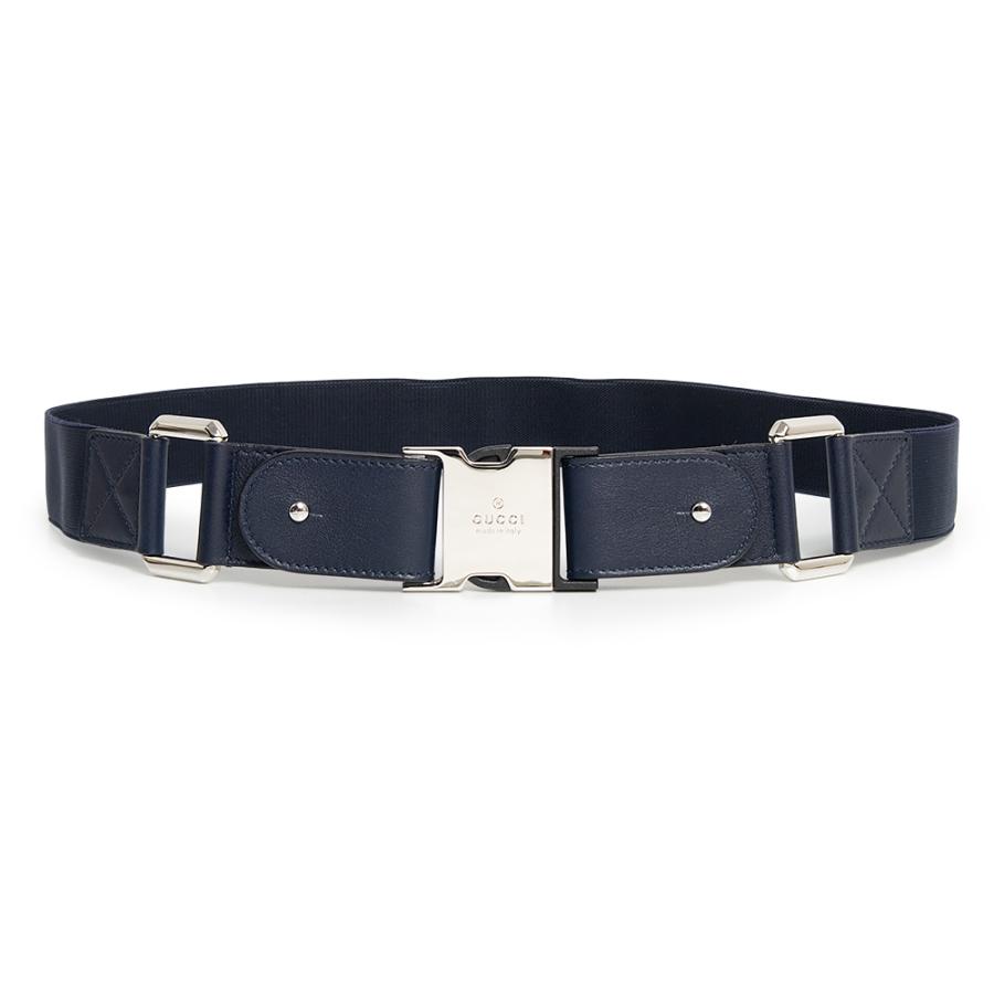 GUCCI（グッチ） （未使用 展示品）GUCCI 236267 レザー ゴム ネイビー 