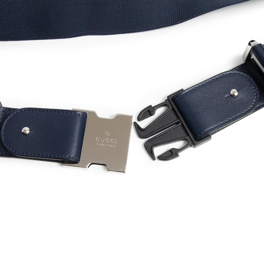 GUCCI（グッチ） （未使用 展示品）GUCCI 236267 レザー ゴム ネイビー